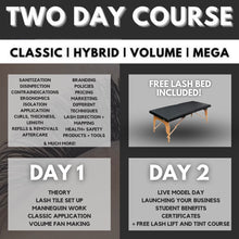 Load image into Gallery viewer, Lash Training Deposit (2 DAYS IN-PERSON)